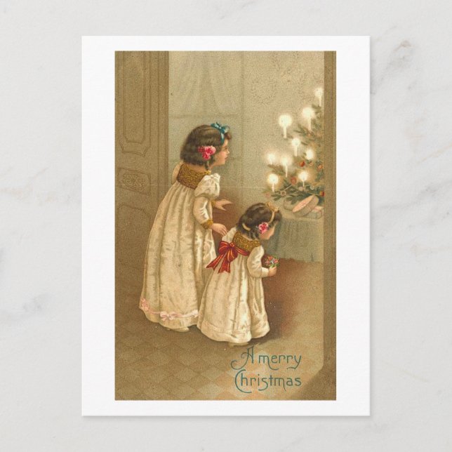 Kerzen-Karte Postkarte (Vorderseite)