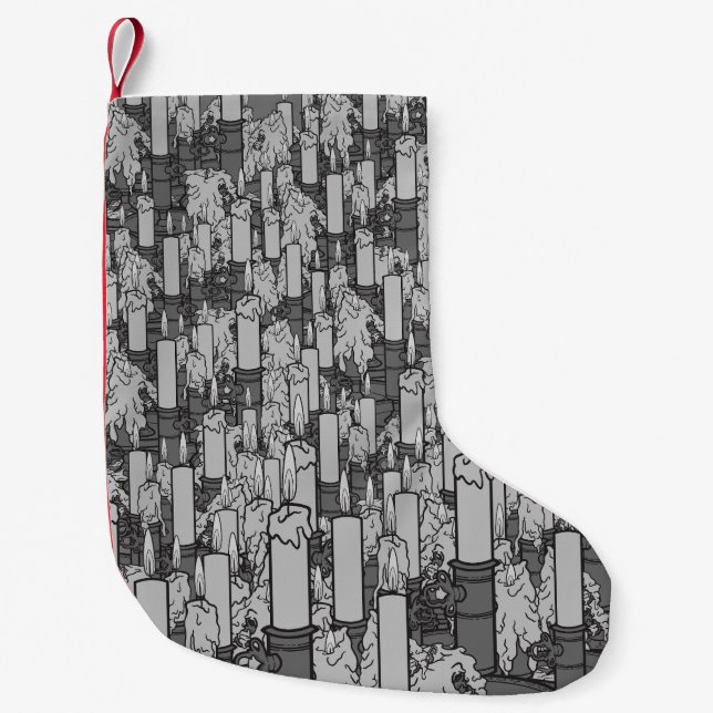 Kerzen Kleiner Weihnachtsstrumpf (Vorderseite)