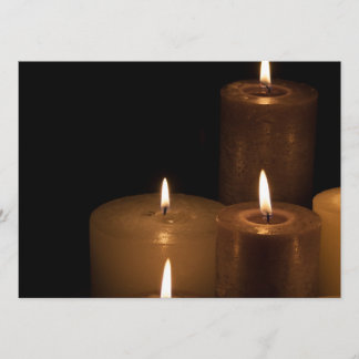 Kerzen-Licht Einladung