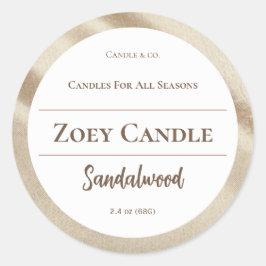 Kerzen, Lotionsmarken, Mason-Jar-Etiketten, Runder Aufkleber