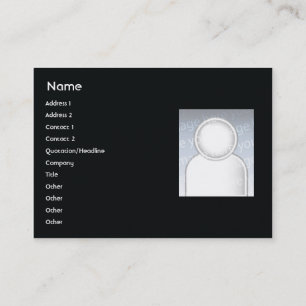 Kerzen - mollig visitenkarte