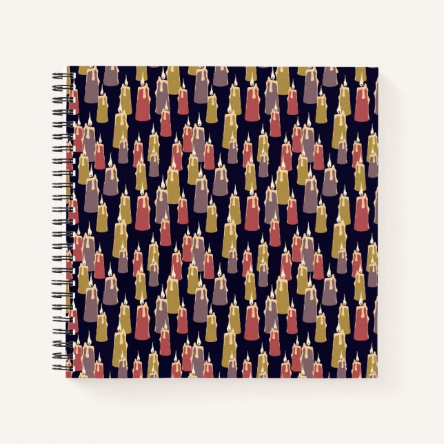 Kerzen Notizbuch (Vorderseite)