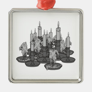 Kerzen Ornament Aus Metall