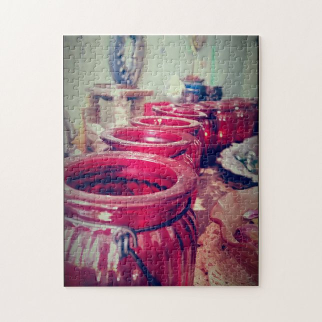 Kerzen Puzzle (Vertikal)