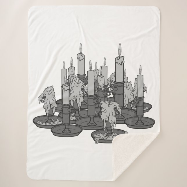Kerzen Sherpadecke (Vorderseite)