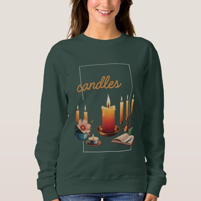 Kerzen Sweatshirt (Vorderseite)