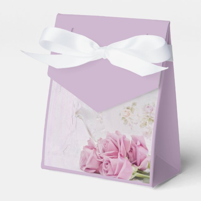 Kerzen und Rose Geschenkschachtel (Vorderseite)