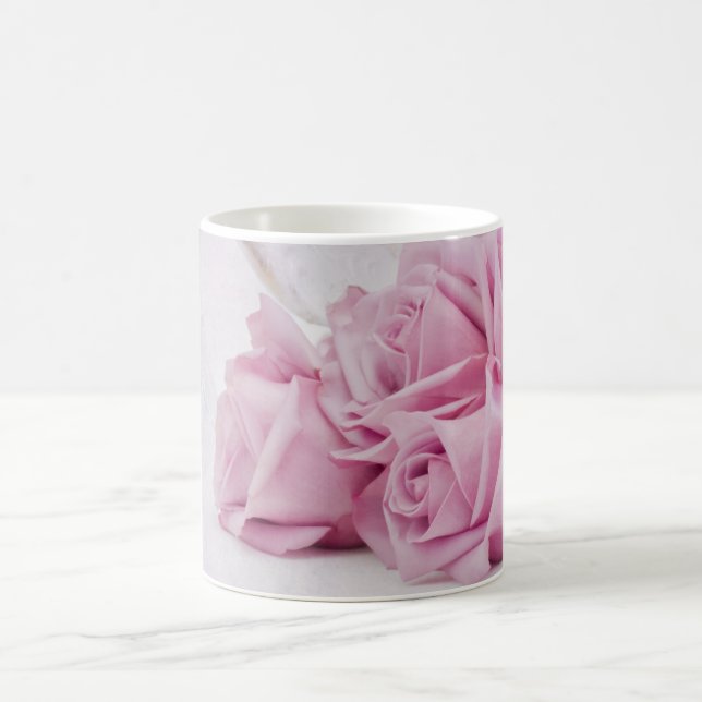 Kerzen und Rose Kaffee Tasse (Mittel)