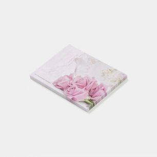 Kerzen und Rose Post-it Klebezettel
