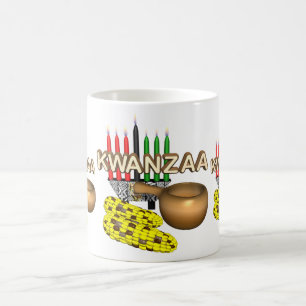 Kerzen von Kwanzaa - Verwandlungstasse
