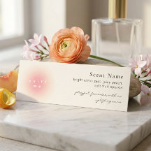 Kerzenduftaroma-Muster-Duft-Mini-Testkarte