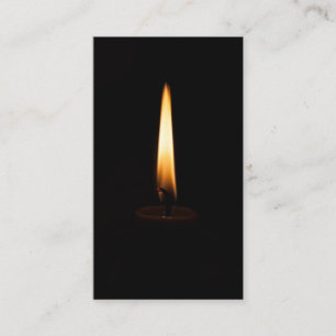 Kerzenflame 2 visitenkarte