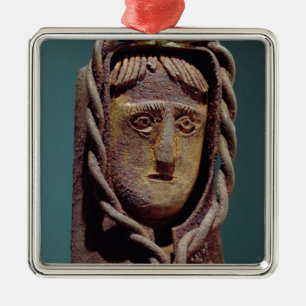 Kerzenhalter mit einer Zahl von Jesus Silbernes Ornament