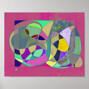 Kerzenlicht Abstract v2 Poster