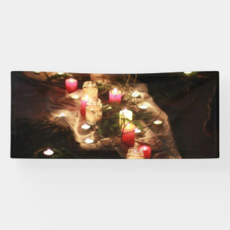 Kerzenlicht-Glanz-Event-Banner – Anpassbar Banner