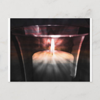 Kerzenlicht Postkarte