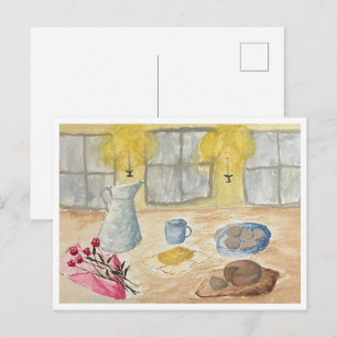 Kerzenlicht Postkarte