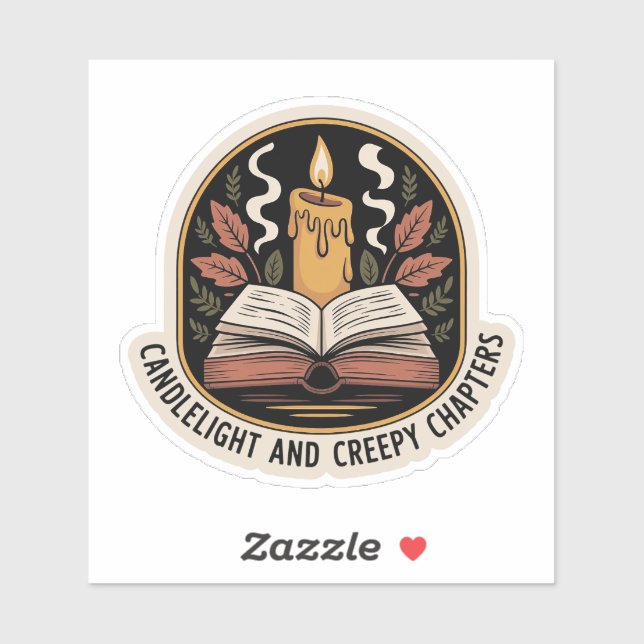 Kerzenlicht und Creepsis Kapitel Aufkleber (Blatt)
