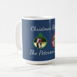 Kerzenlicht-Weihnachts-Harmonie um Mitternacht Kaffeetasse