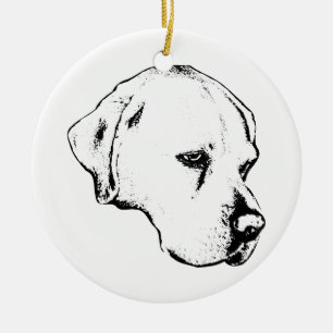 Kerzenseitiges Profil Grazie Keramik Ornament