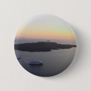 Kessel (Mitte des Vulkans) in Santorini, Button