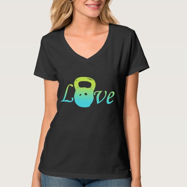 Kesselglocken-Liebe T-Shirt (Vorderseite)