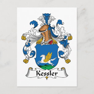 Kessler Familienwappen Postkarte