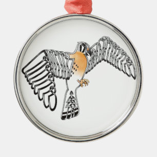 Kestrel Ornament Aus Metall
