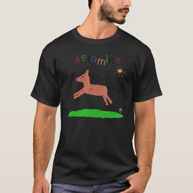 Ketamin-Pferd-Notfall T-Shirt (Vorderseite)