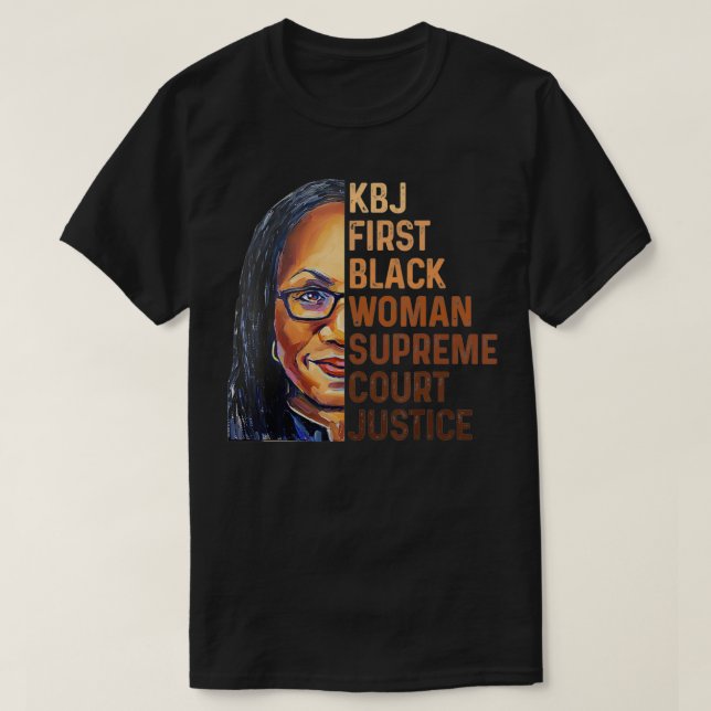 Ketanji Brown Jackson 1st Supreme Court Bl T-Shirt (Design vorne)