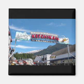 Ketchikan Alaska-Andenken-Foto-Magnet Magnet