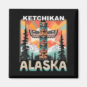 Ketchikan Alaska Native Amerikanische Ureinwohner  Magnet
