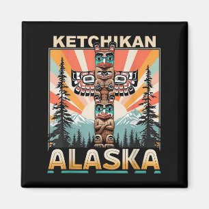 Ketchikan Alaska Native Amerikanische Ureinwohner Magnet