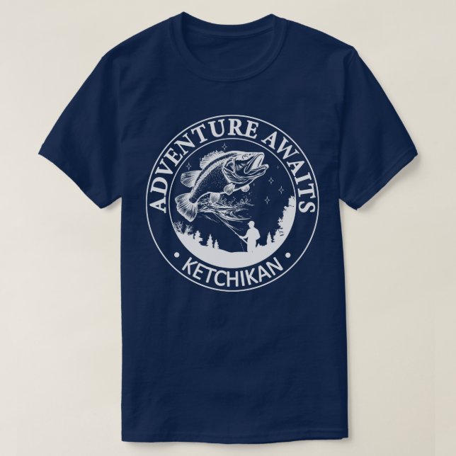 Ketchikan Alaska USA Adventure Awaits 1 T-Shirt (Design vorne)