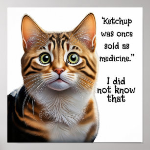 Ketchup als Arzneimittel verkauft Poster