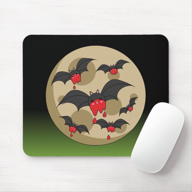 Ketchup Eater Vampire Bats Mousepad (Mit Mouse)