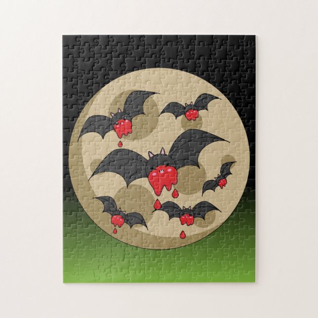 Ketchup Eater Vampire Bats Puzzle (Vertikal)