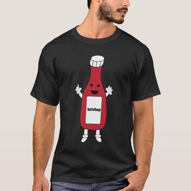 Ketchup Flasche Red Tomato Catsup T-Shirt (Vorderseite)