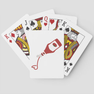 Ketchup Flasche Spielkarten