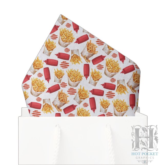 Ketchup & Fritten Taschentücher Seidenpapier (Von Creator hochgeladen)