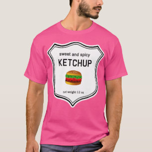 KETCHUP mit Hamburger Halloween-Kostüm T-Shirt