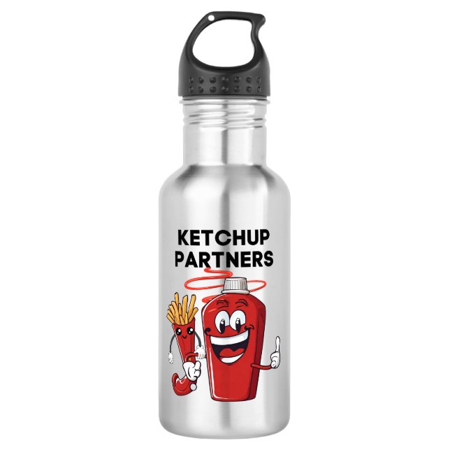 Ketchup Partners Edelstahlflasche (Vorderseite)