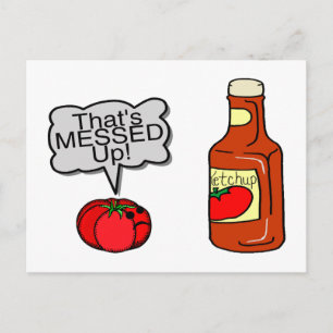 Ketchup Postkarte