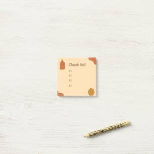 Ketchup und Chicken Nugget Post-it Klebezettel