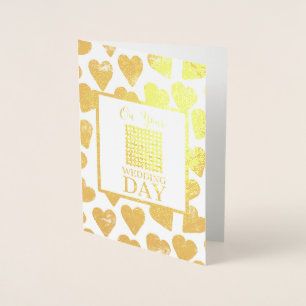 ‘Kete Pa’ Adinkra wedding greeting card Folienkarte