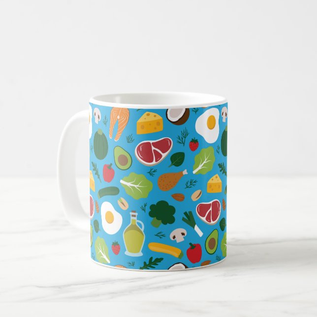 Keto Coffee Tasse (Vorderseite Links)