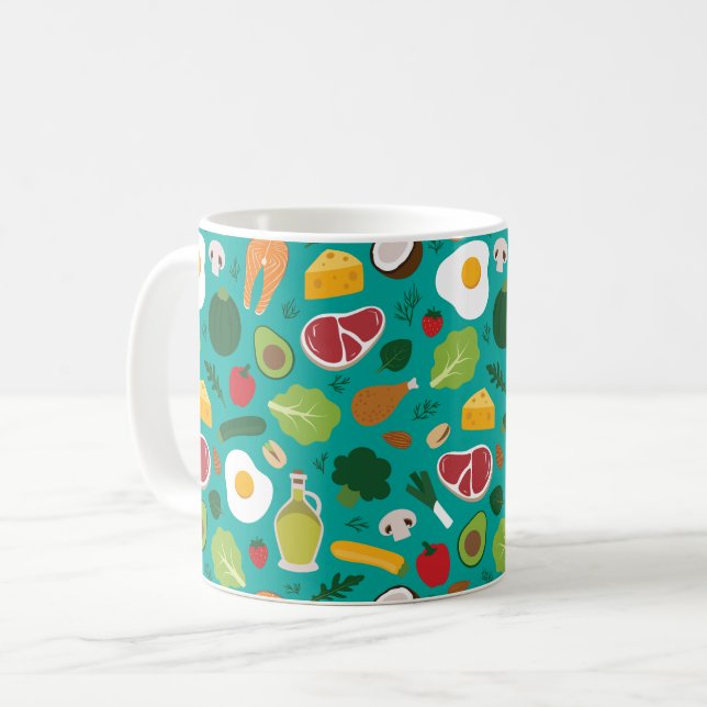 Keto Coffee Tasse (Vorderseite Links)