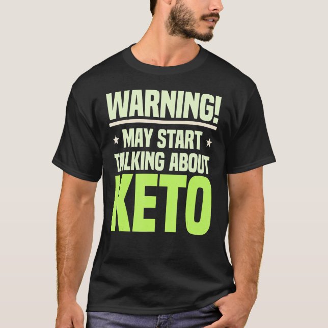 Keto Diät Ketogenese Ketosis Low Carb Dietitian Nu T-Shirt (Vorderseite)