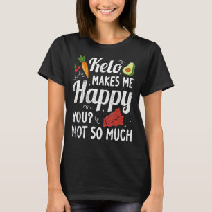 Keto Diät Männer Ketogenetische Gesundheit Frauen T-Shirt