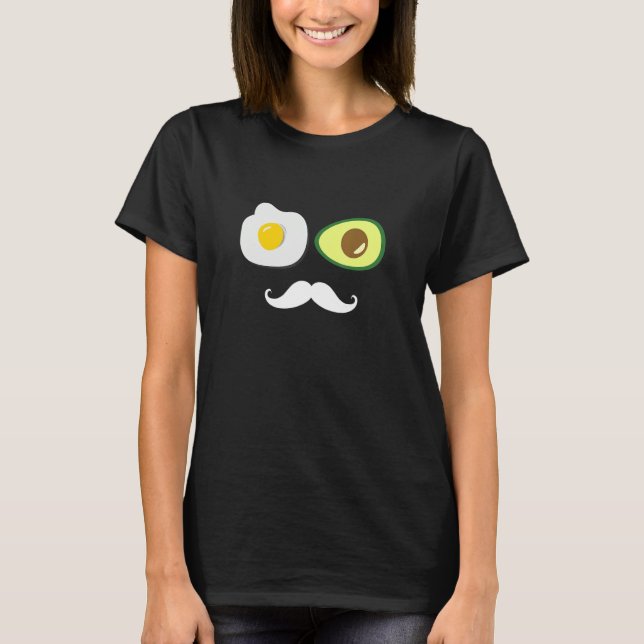 Keto Diet Enthusiast Egg Avocado  Cool Fat T-Shirt (Vorderseite)
